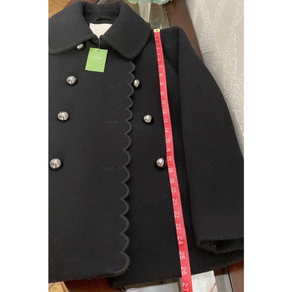 Kate Spade Out West Scallop Wool Peacoat NWT - Picture 8 of 11